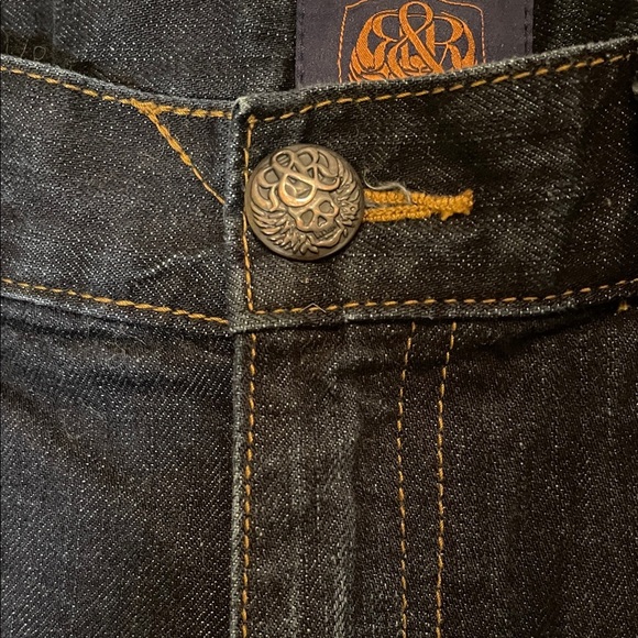 Men's Rock & Republic Dark Blue Jeans 34 X 30 - Picture 3 of 7